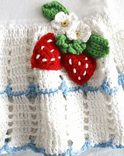 Strawberry T-Shirt Dress and Purse Crochet Pattern