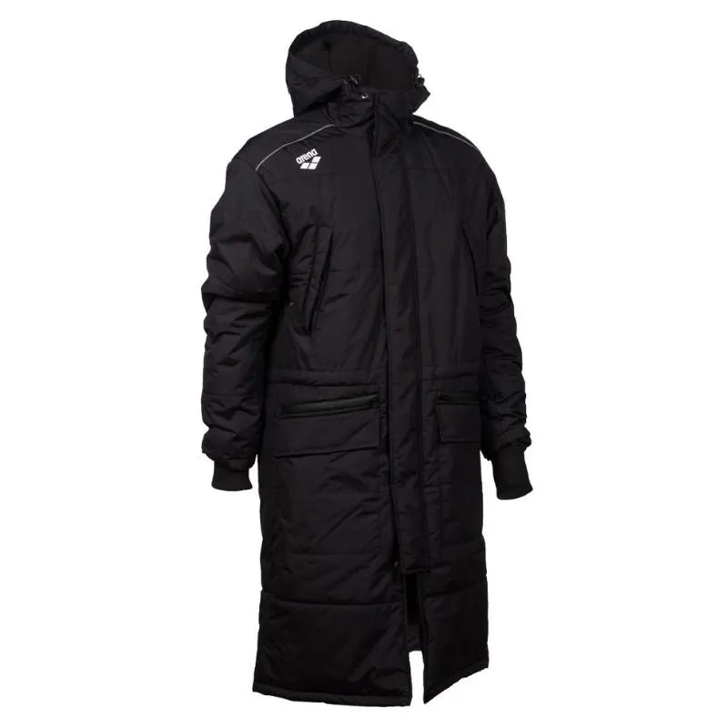 UNISEX SOLID TEAM PARKA - BLACK