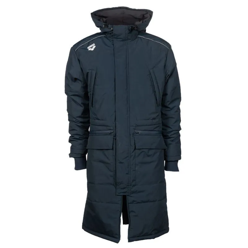 UNISEX SOLID TEAM PARKA - NAVY