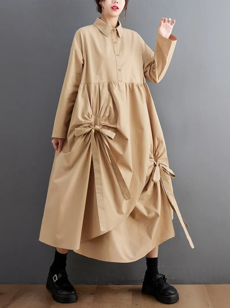 Women's Every Occasions Stylish Mid-Length Shirt Dress