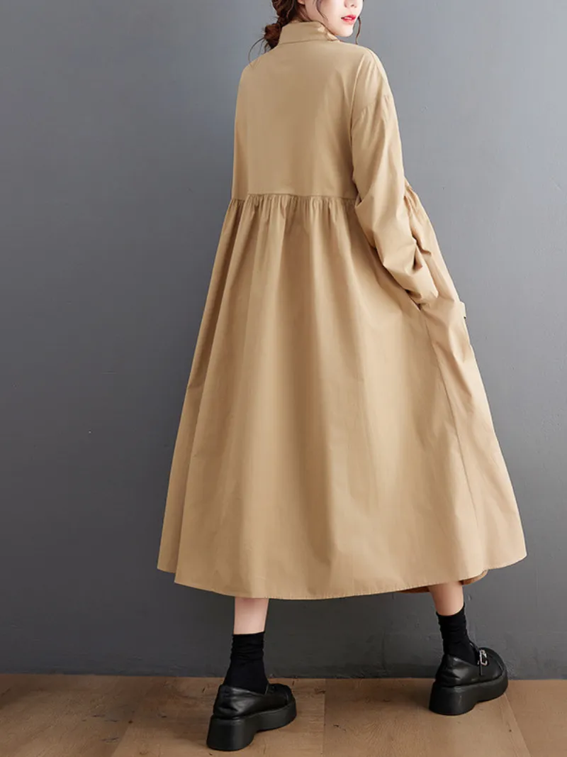 Women's Every Occasions Stylish Mid-Length Shirt Dress