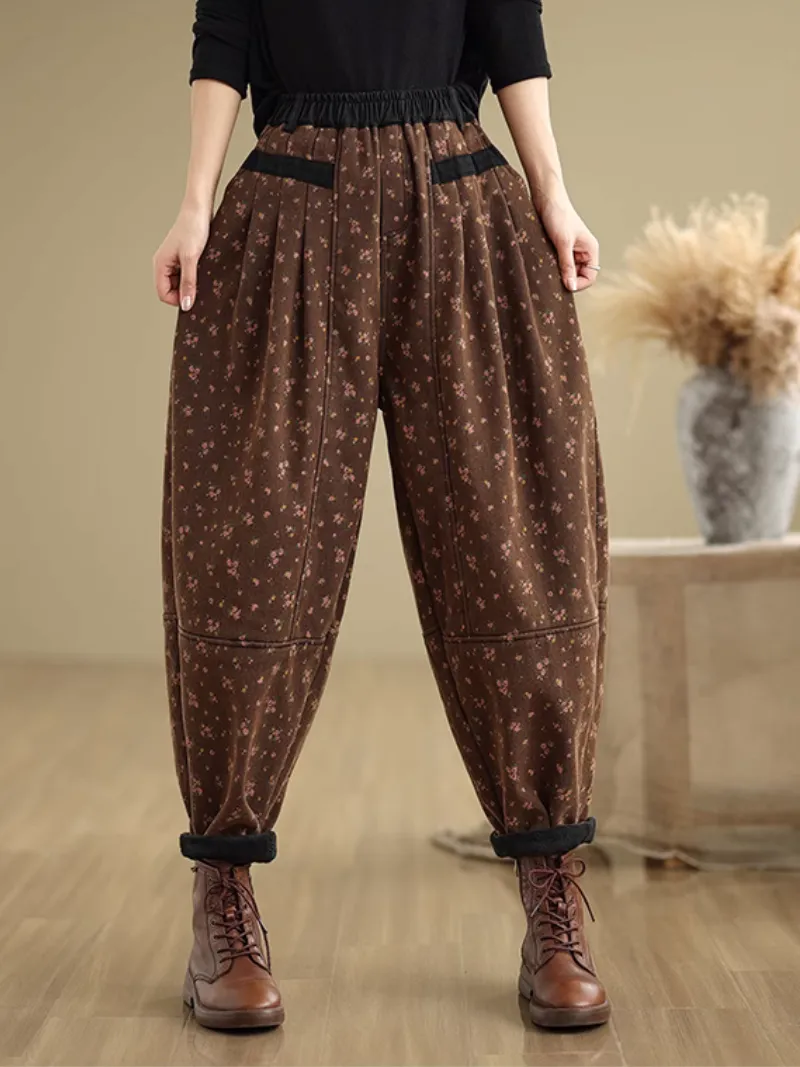 Women's Unique Printed Design  High Waist Bottom